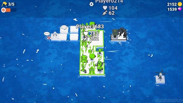 War Of Rafts: Crazy Sea Battle Gameplay Walkthrough Part 7 - Tutorial Navy War (Android,iOS) смотреть онлайн