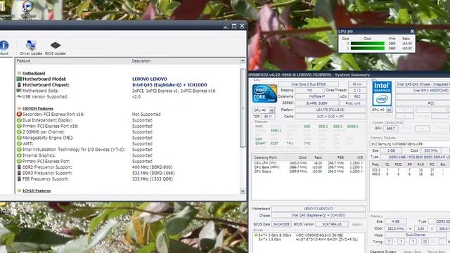Windows Xp Pro Lenovo ThinkCentre M58 7638 HWINFO смотреть онлайн