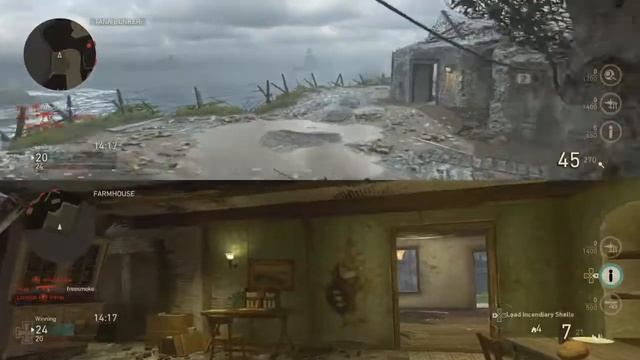 Call of Duty WW2 MULTIPLAYER LOCAL GAMEPLAY SPLIT SCREEN! (COD WORLD WAR 2) смотреть онлайн