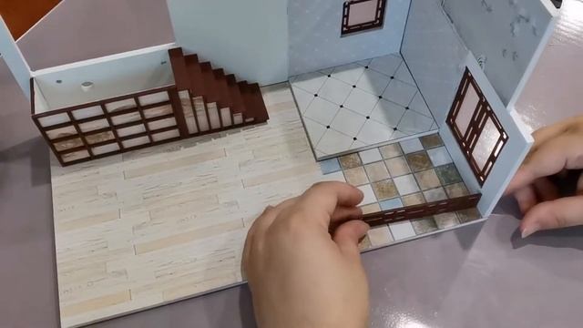 Сборка миниатюрного домика Cutebee Модель M25-C часть 2 смотреть онлайн