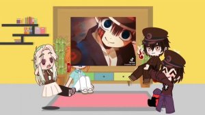 Реакция персонажей ТМХК на тт (1/?) #туалетныймальчикханако #ханако #gacha