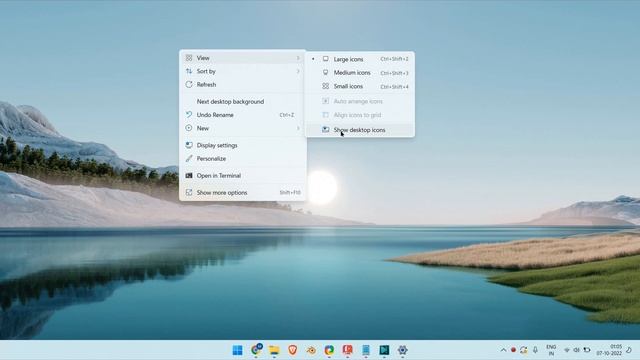 Unhide desktop icons in Windows 11 | Icons are not showing up on the desktop смотреть онлайн