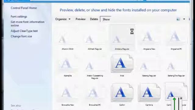 How to preview fonts in Windows Server 2012 смотреть онлайн