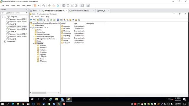 How to Create Users Account and Groups in Windows Server 2016 Active Directory смотреть онлайн