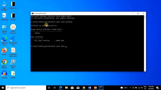 How To Find WiFi Password Using CMD in Windows 10 смотреть онлайн