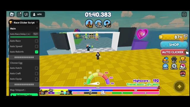 New Script Race clicker Fluxs Android 2023 смотреть онлайн