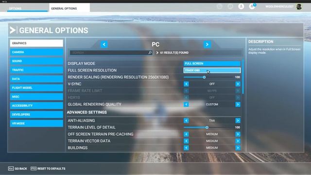 Microsoft Flight Simulator V5 Adjusting graphic settings for smooth experience - 7 year old PC. смотреть онлайн