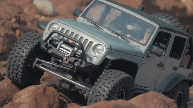 Custom Axial SCX10 With New Bright Jeep JK_#3 смотреть онлайн