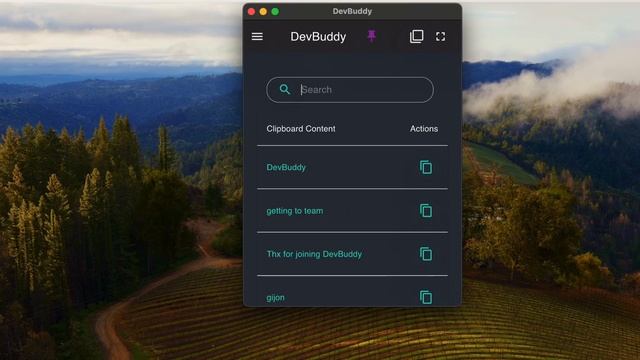 DevBuddy Mac OS X Clipboard History смотреть онлайн