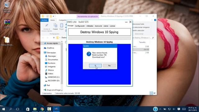 Eliminar el modo espía de Windows 10 смотреть онлайн