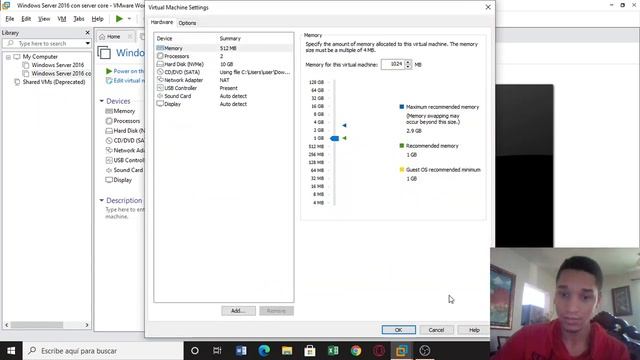 1.2 Instalación de Windows Server 2016 con server core смотреть онлайн