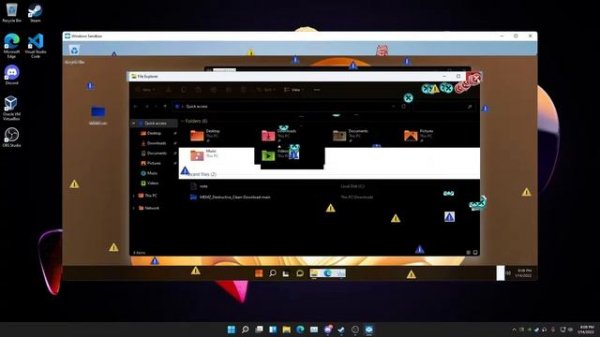 Windows 11 Sandbox vs MEMZ Destructive
