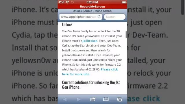I Reset my iPod:D смотреть онлайн