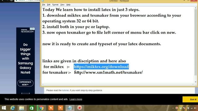 Latex downloading,installation and running on windows 8, 7, XP, Vista [proton programming] смотреть онлайн