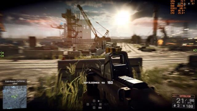 Battlefield 4 - RTX2060 (Refresh) - i7-10750H - Monster Tulpar T7 V20.2 17,3 смотреть онлайн