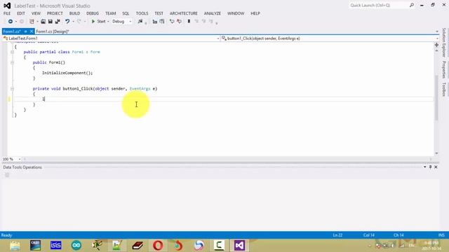 How to Use Label in C# Window Form Application Basic to learning C Sharp смотреть онлайн
