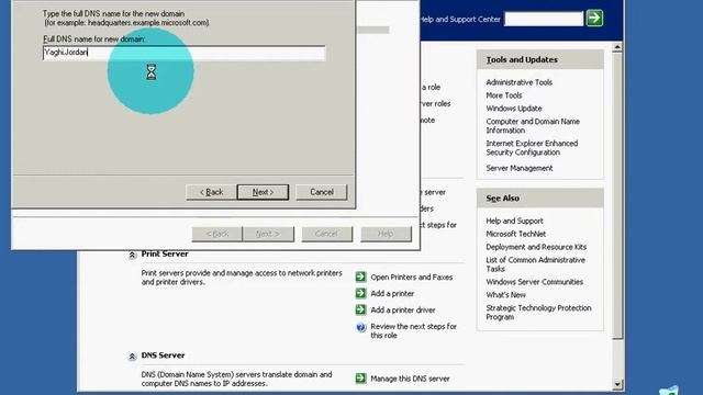 Creationg A Domain On Win2003 Server (Part 1)