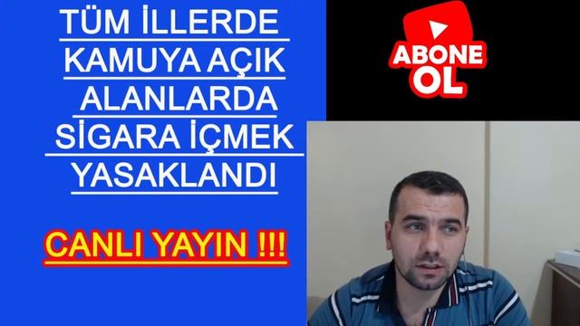 Canlı Yayın Tüm illerde kamuya açık alanlarda sigara içmek yasaklandı | SON dAKİKA HABER смотреть онлайн