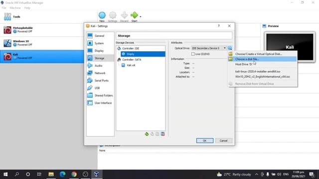 Installation of Kali Linux in VM смотреть онлайн