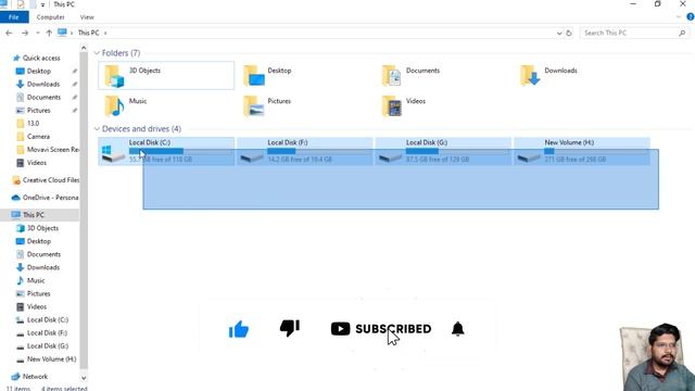 how to hide system reserved drive in windows 10 l how to hide a drive in windows 10 l hide partitio смотреть онлайн