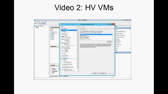 Windows Server 2012 Hyper-V Introduction смотреть онлайн