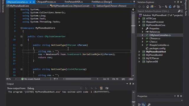 PhoneNoteBook Basic HTTP Protocol Host With Windows Form Client UI 1 90 смотреть онлайн