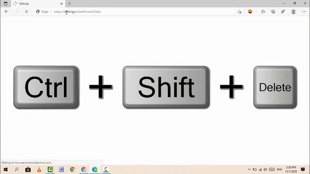How to Clear Microsoft Edge Chromium Browsing Data with Keyboard Shortcut on Windows смотреть онлайн