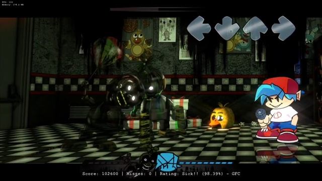 Friday night funkin' VS Fnaf 3 Android Optimizado [Brain Damage Preview] смотреть онлайн