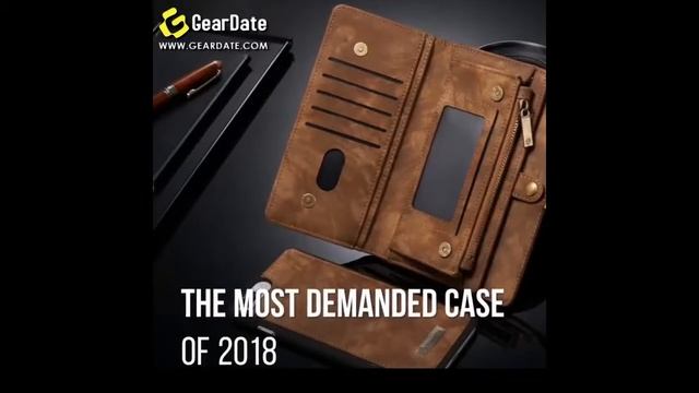 All in One Leather Wallet Case for iPhone GearDate смотреть онлайн