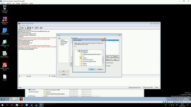 Configuración Servidor FTP Windows 7-Filezilla Server смотреть онлайн