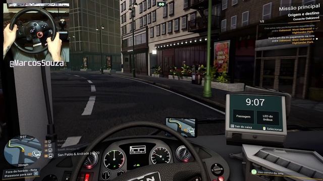 Rota Oakwood - Bus Simulator 21 / logitech Driving Force GT / POV Drive Gaming смотреть онлайн