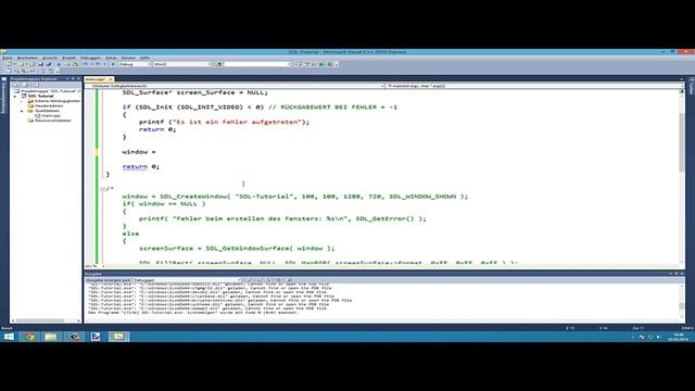 SDL 2.0 Tutorial [#02] - Ein Fenster erstellen [Deutsch/German] | Spiele programmieren in C++ смотреть онлайн