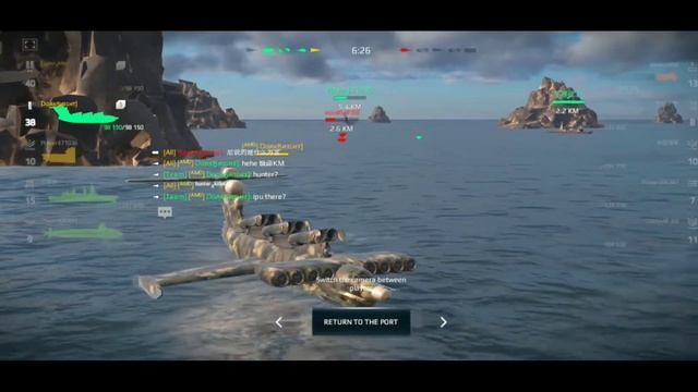Modern Warships: Rf Loon.EXE, with my freind || (online match) смотреть онлайн