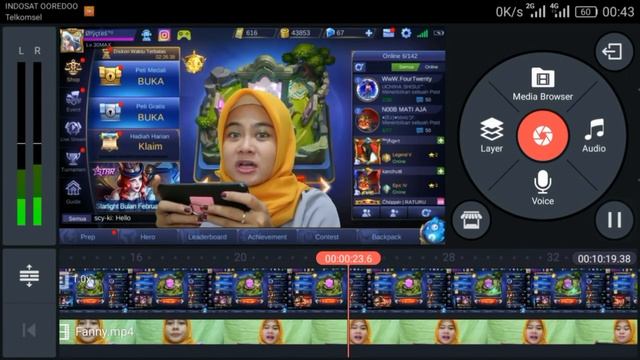 TUTORIAL EDIT VIDEO GAME MENGGUNAKAN KINEMASTER - Edit Facecam Video Mobile Legends (GreenScreen) смотреть онлайн