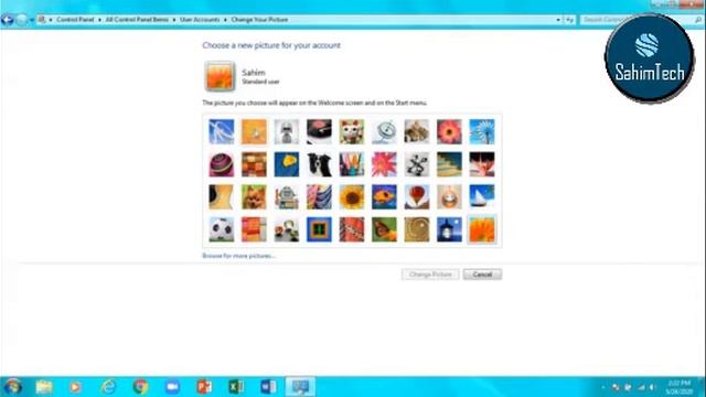 How to change your Account Picture in Windows 7 смотреть онлайн