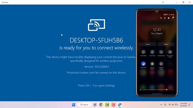 How to Mirror/Cast your Samsung Phone Screen to Windows 11 | Without Using Any Software смотреть онлайн