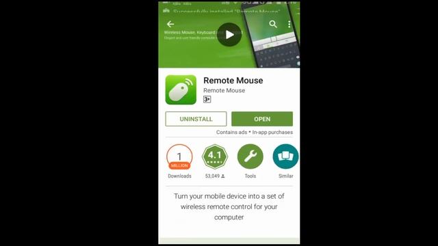Android or iPhone as Wireless Mouse, Touchpad and Keyboard смотреть онлайн