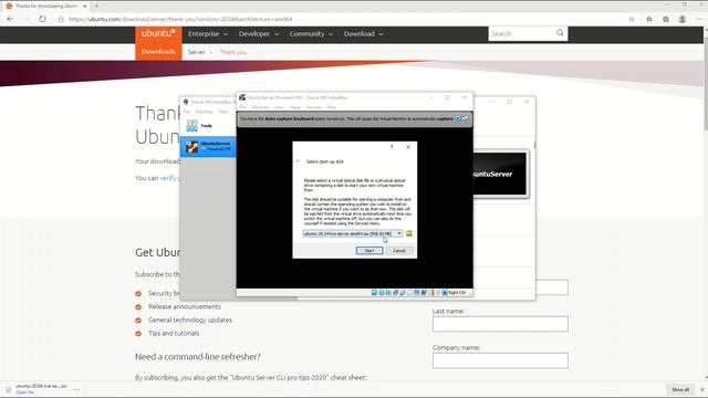 Installing Ubuntu Server on Virtualbox смотреть онлайн