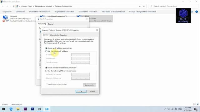 How to change IP Address in Windows смотреть онлайн
