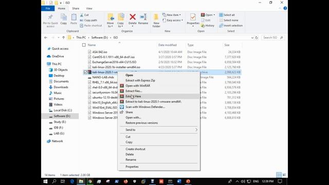 How to install Kali Linux 2020.1b in VMware Workstation Player 15 on Windows 10 смотреть онлайн