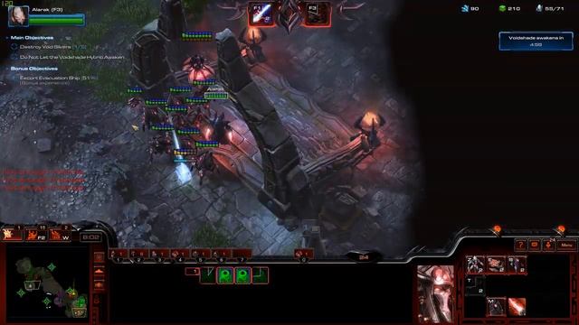 Starcraft LotV Co-op - Scythe of Amon Solo Speedrun in 15:25 (Alarak, Brutal) смотреть онлайн
