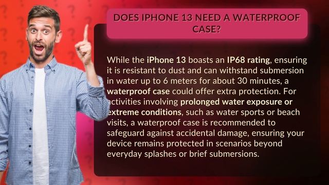 Does iPhone 13 need a waterproof case? смотреть онлайн