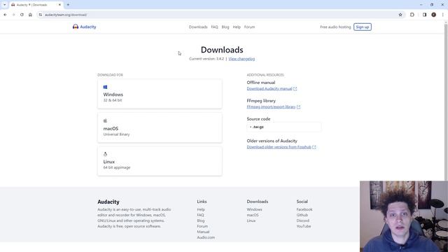 How to DOWNLOAD and INSTALL Audacity - 2024 смотреть онлайн