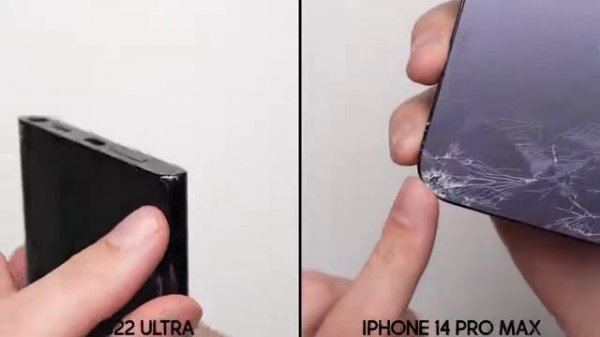 Apple Iphone 14 Pro vs Samsung s22 Ultra drop Test!!!