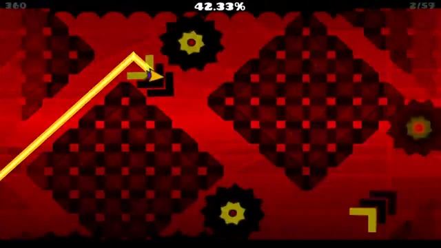 ROCKLEE// GEOMETRY DASH//ДОБИВАЕМ NINE CIRCLES(80%) смотреть онлайн
