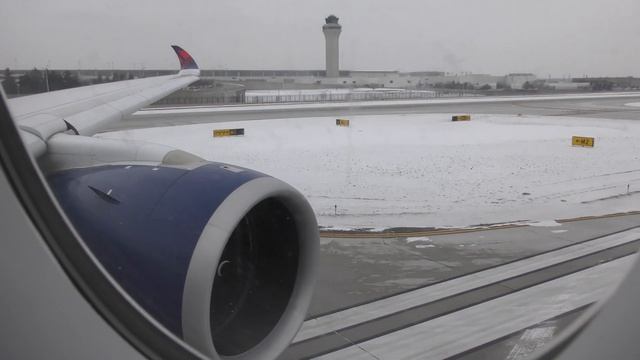 Delta A350 Takeoff Detroit DTW | 4K | N503DN