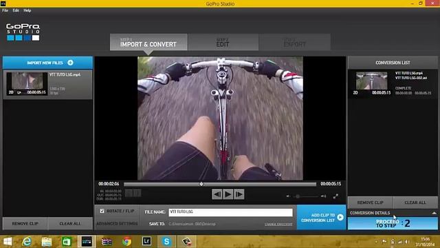 Faire une rotation à sa vidéo - Gopro Studio смотреть онлайн