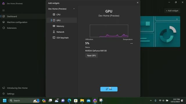 how to enable dev home widget in widget panel in windows 11. this is dev home version 0.8 смотреть онлайн