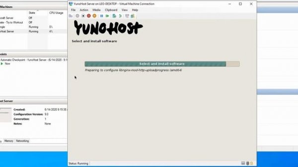 How to Setup YunoHost on Hyper V