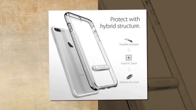 Best iPhone 7 Case Spigen Ultra Hybrid S with Air Cushion Technology and Magnetic Metal Kickstan смотреть онлайн